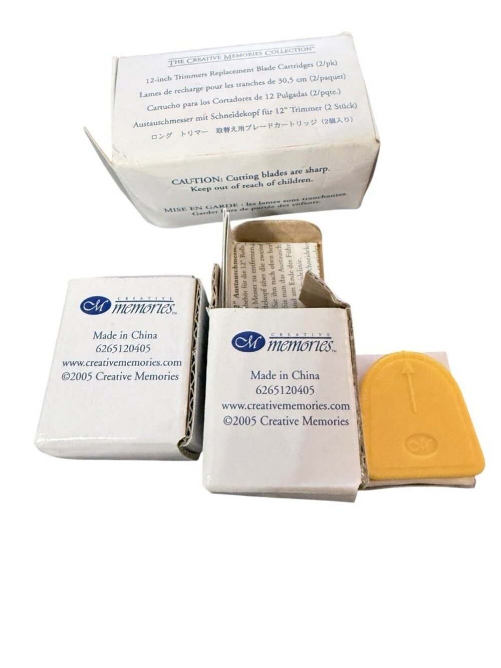 Creative Memories 2 PK Replacement Cartridges for 12-Inch Trimmer NEW Open Box